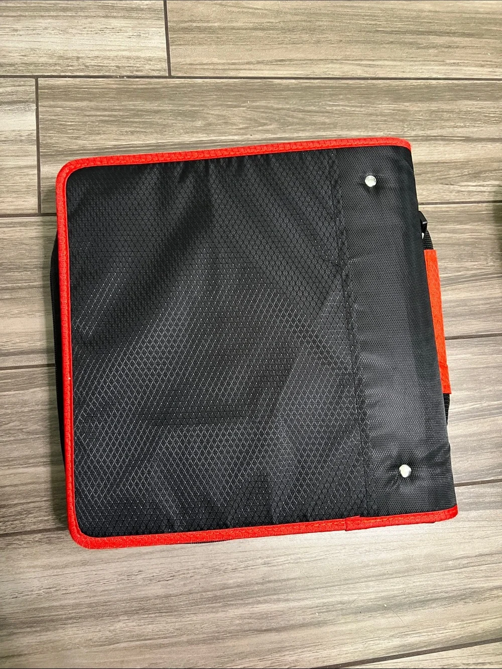 Five Star Red and Black Zippered Tech Binder